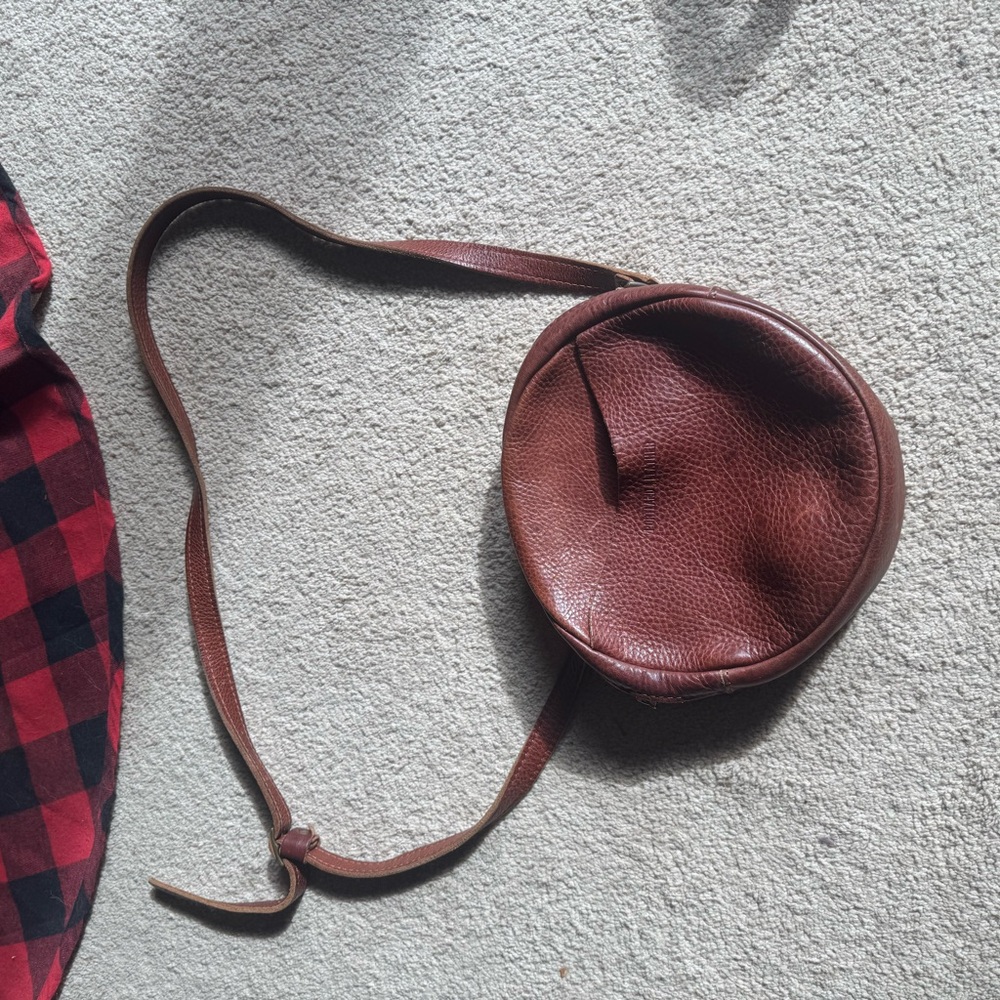Portland Leather Brown Crossbody Bag